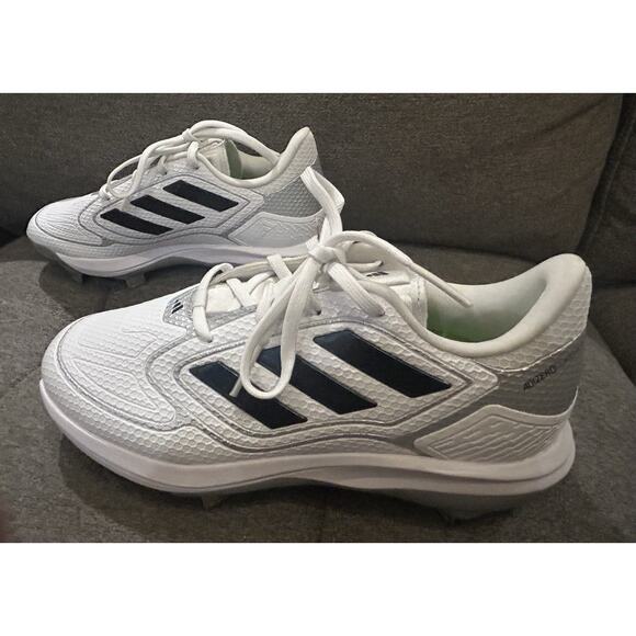 NWT Adidas Adizero Purehustle White Softball Cleats Women's size 7 - Picture 7 of 10